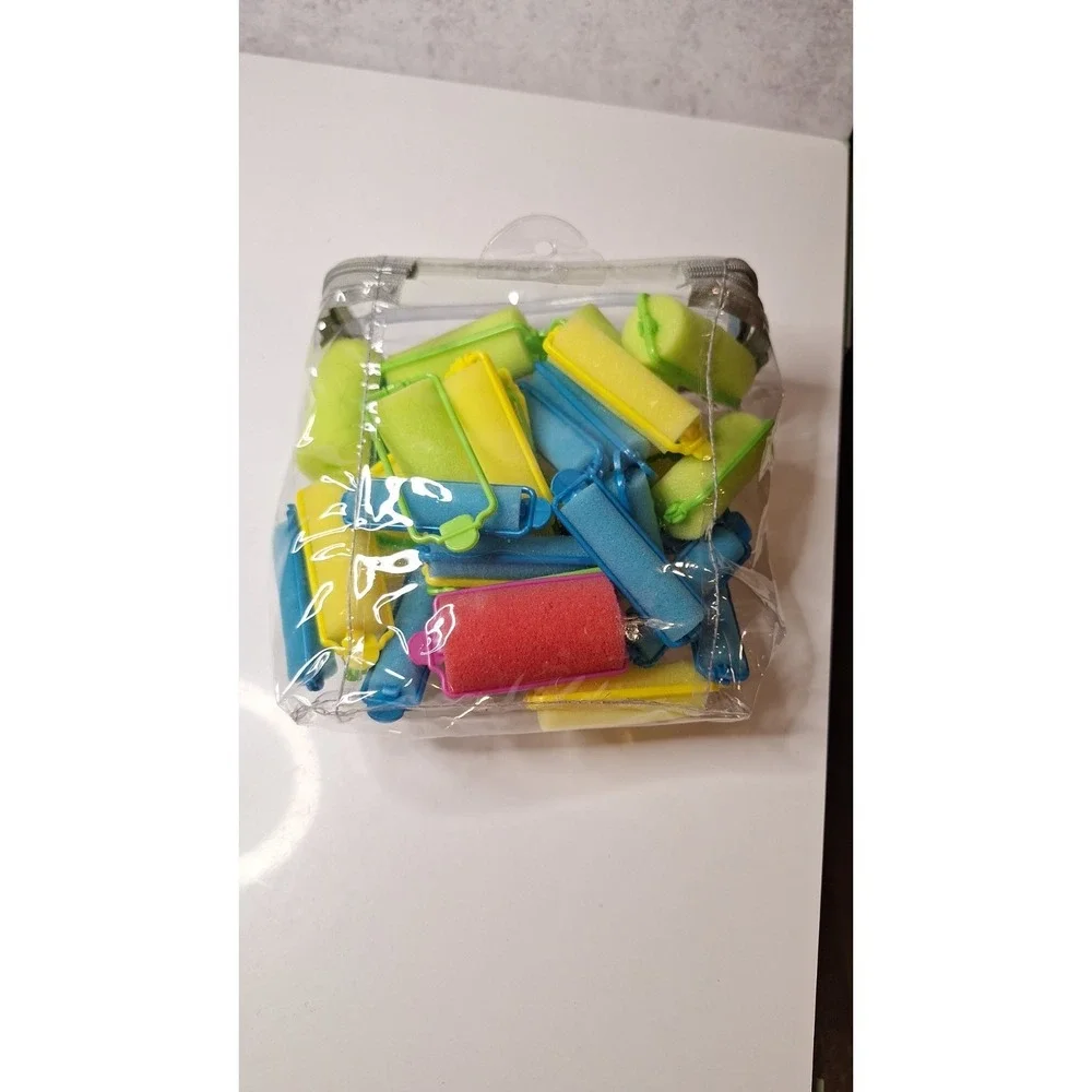 Foam Hair Curlers Set with StorageBag, no-heat Styling Rollers